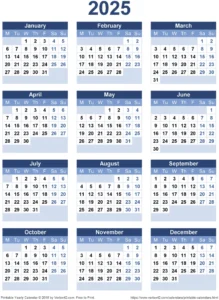 2025-jahreskalender-fuer-optimalen-planung-und-organisation