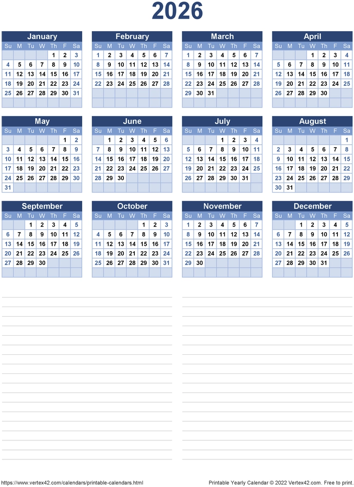 2026-kalender-notizen-organisation