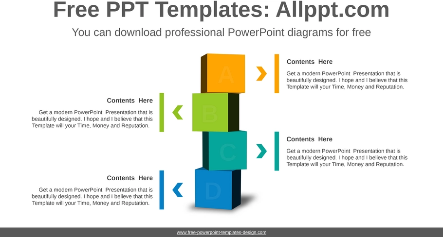 3d-quadratische-darstellungen-in-powerpoint-vorlage