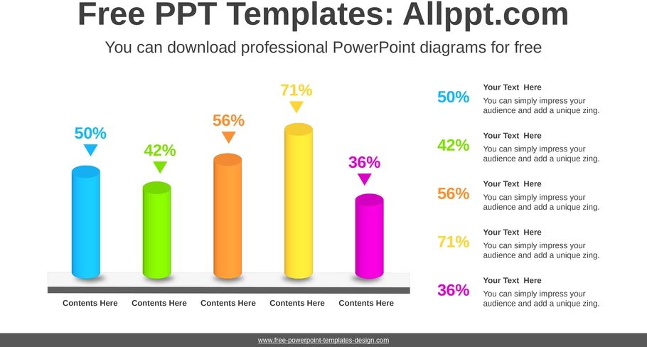 3d-saeulen-diagramm-powerpoint-praesentation