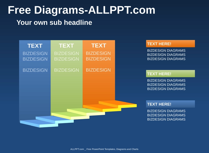 3d-stufen-diagramm-powerpoint-vorlage