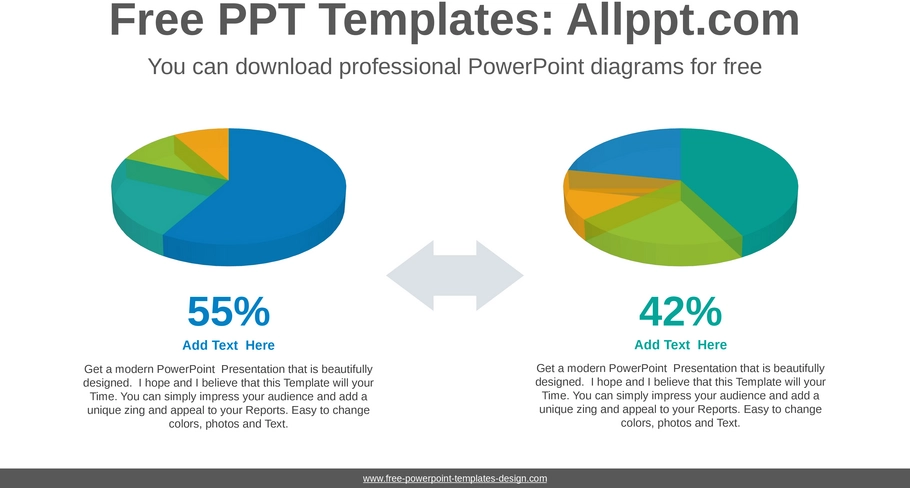 3d-tortendiagramme-powerpoint-vorlage