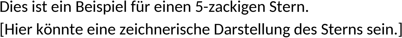 5-zackiger-Stern-Word-Vorlage