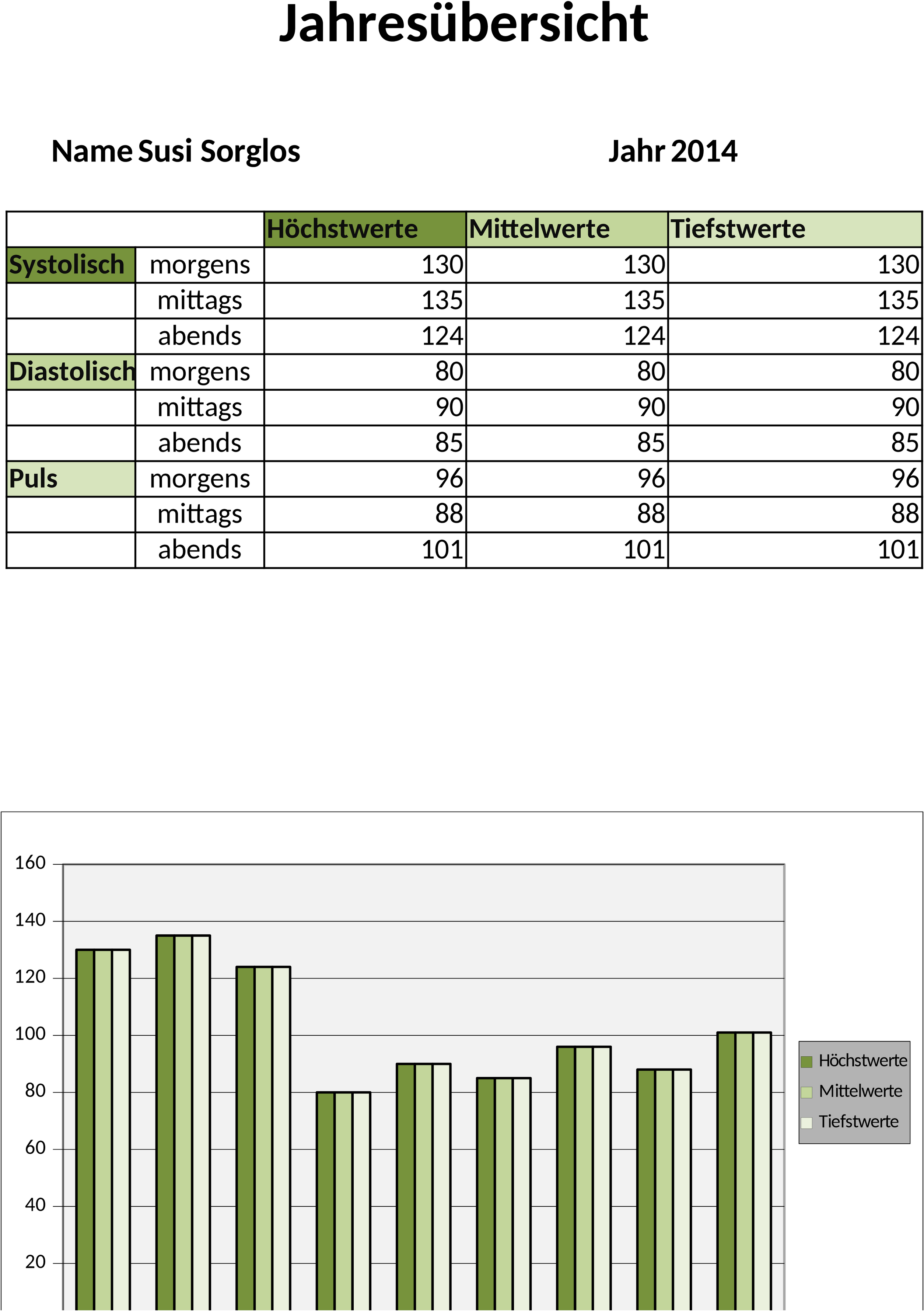 Excel-Vorlage zur Blutdrucküberwachung: Praktische Anwendung und Nutzen