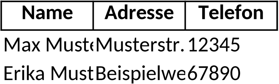 Excel-Vorlage für Adressverwaltung und Kundenmanagement