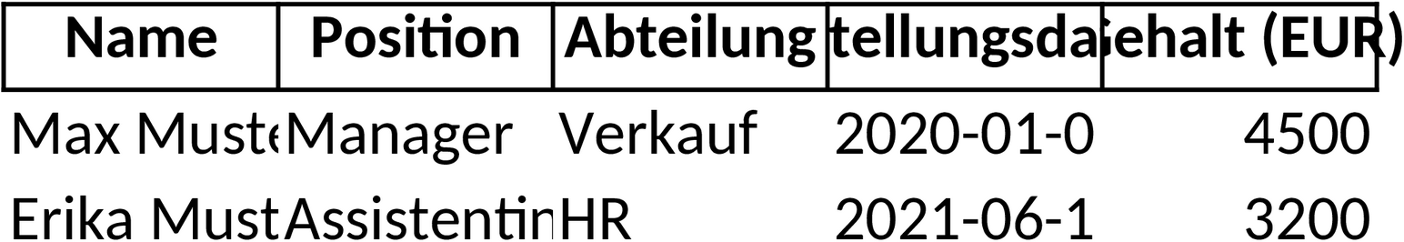 Excel-Vorlage für Mitarbeiterverwaltung und Anwesenheitslisten