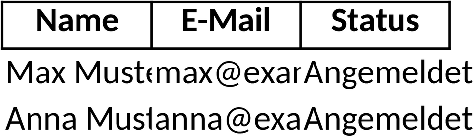 Excel-Vorlage Teilnehmerliste für Veranstaltungsplanung