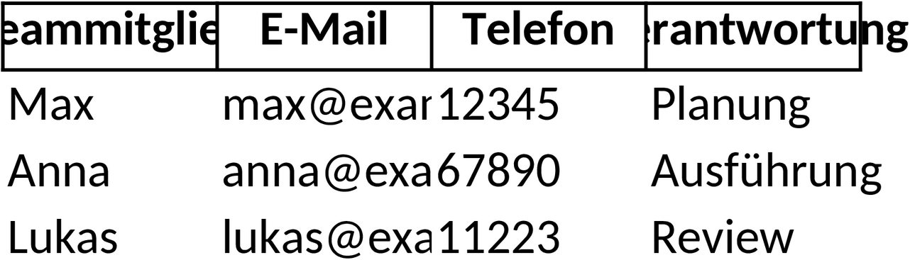 Kommunikationsmatrix Excel-Vorlage für Projektmanagement