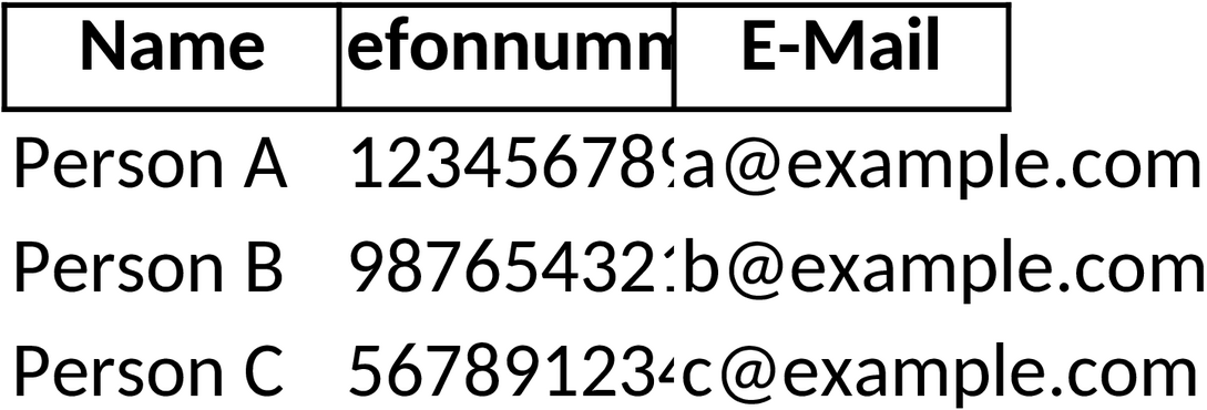 Excel-Vorlage für Kundenbeziehungsmanagement (CRM) Kontaktdatenbank