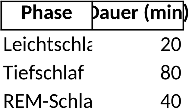Excel-Vorlage zur Schlafphasenanalyse