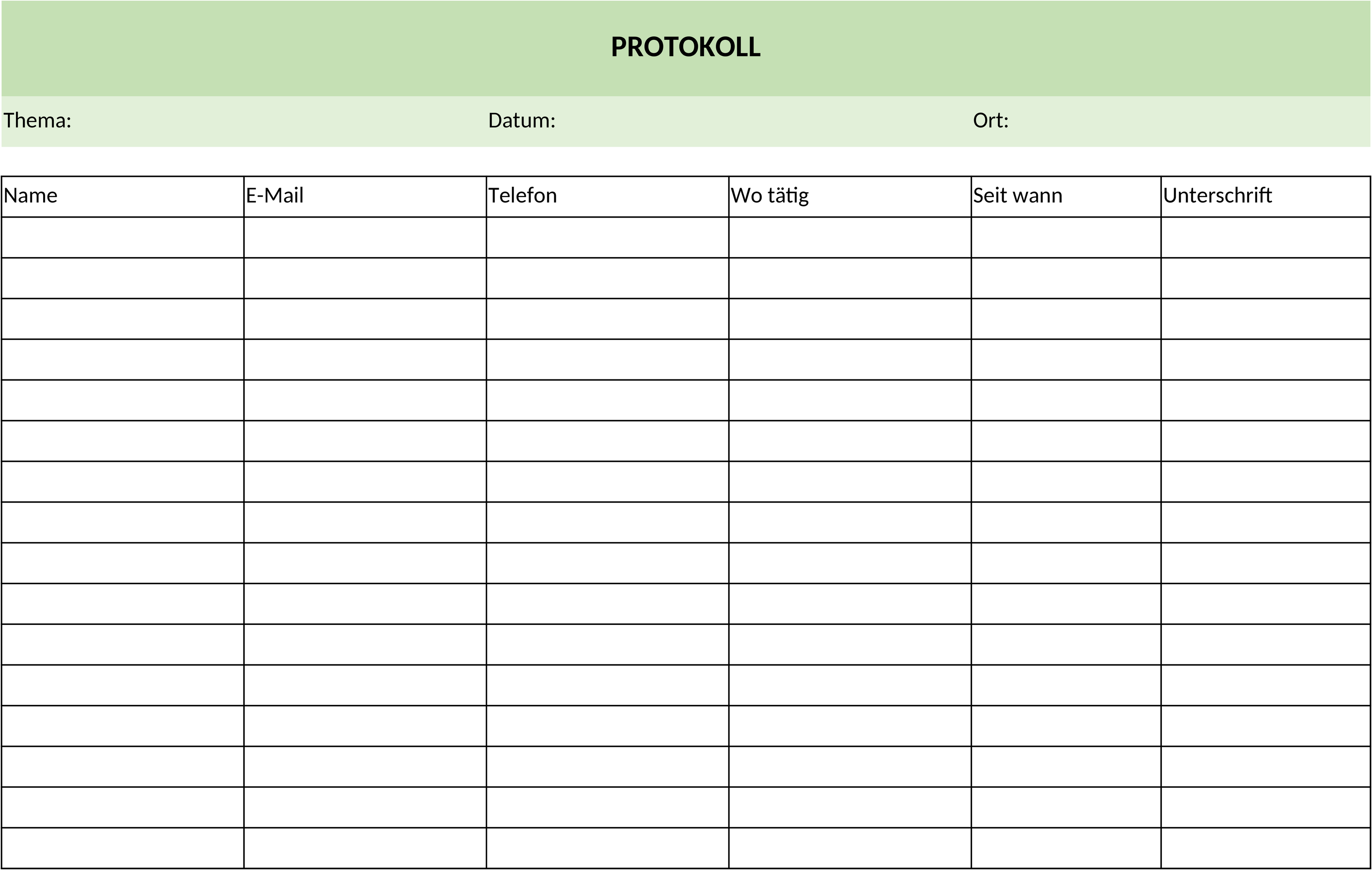 Excel-Vorlage für Verkaufsprotokolle und CRM-Übersicht