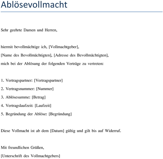ablösevollmacht-bevollmächtigung-rechtliche-anliegen