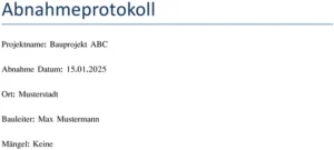abnahmeprotokoll-bauprojekt-dokumentation-einfuehrung-geschaeftsbericht