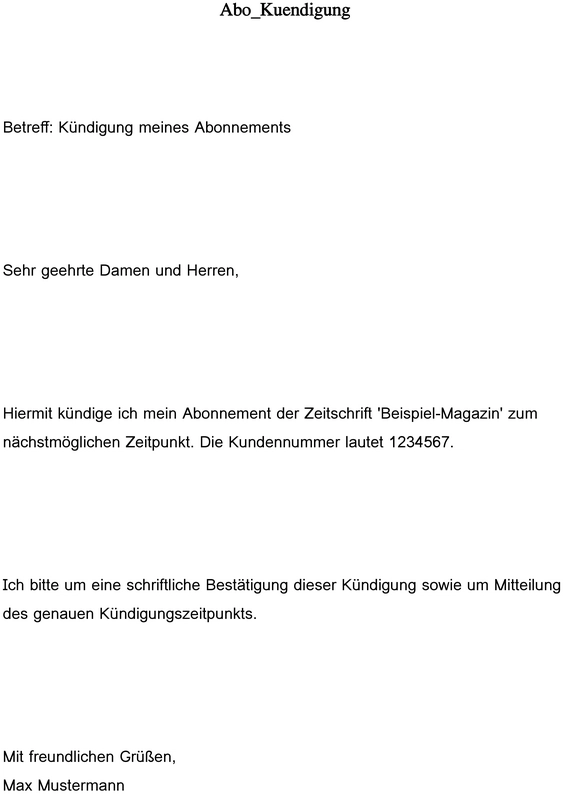 abo-kuendigung-vorlage-fuer-einfache-abonnements-kuendigung