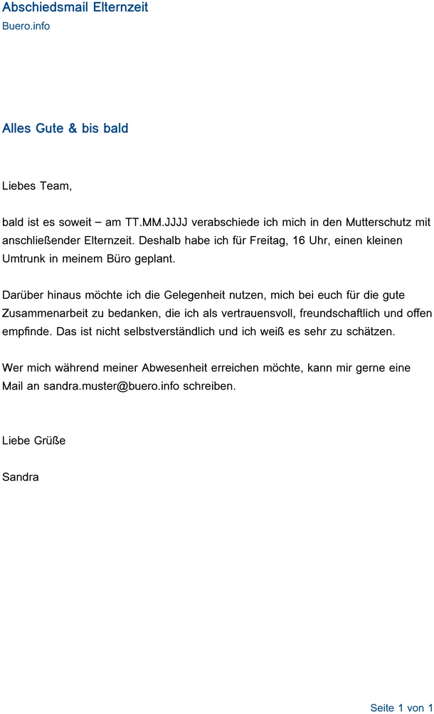 abschiedsmail-zur-elternzeit-vorlage