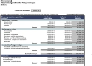 abschreibung-anlagenverzeichnis-vorlage