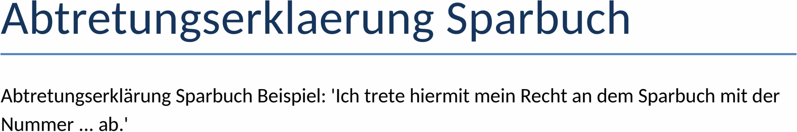 Abtretungserklaerung Sparbuch Word-Vorlage
