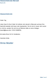 abwesenheitsnotiz-elternzeit-kommunikation-vorlage