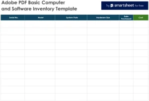 adobe-pdf-basic-computer-software-inventory-vorlage