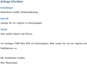 anfrage-vorlage-druckerpapier-fuer-buerobedarf
