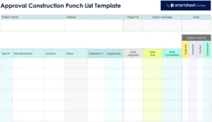 approval-construction-punch-list-vorlage