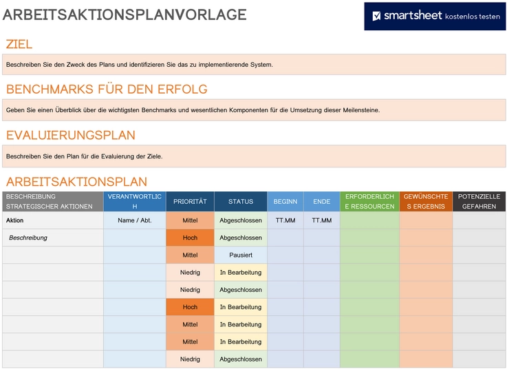 arbeitsaktionsplanvorlage-fuer-unternehmensorganisation-und-projektmanagement