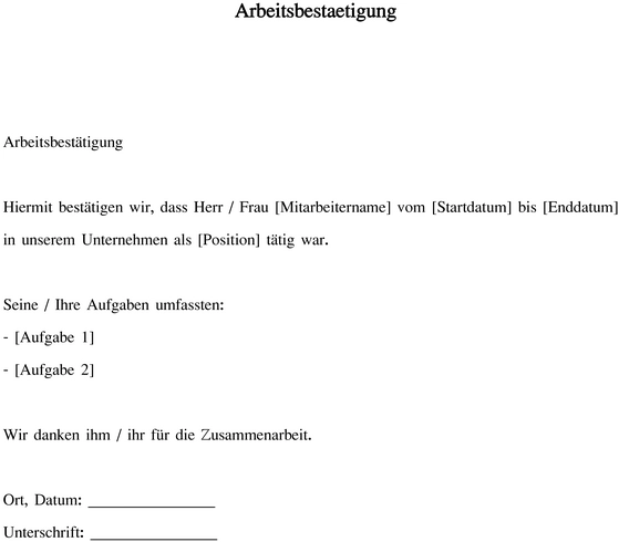 arbeitsbestaetigung-vorlage-fuer-mitarbeiter-dokumentation