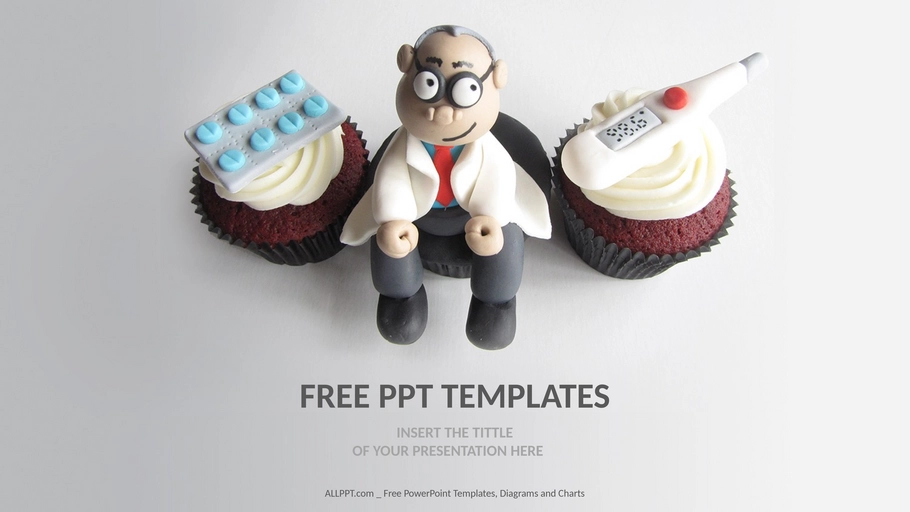 arzt-themen-cupcakes-medizinische-ppt-vorlagen-widescreen.png