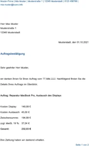 auftragsbestaetigung-vorlage
