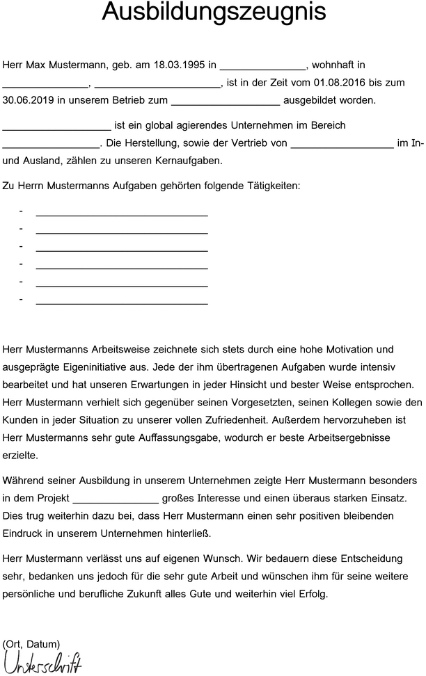 ausbildungszeugnis-vorlage-fuer-bewerbung-und-hr-management