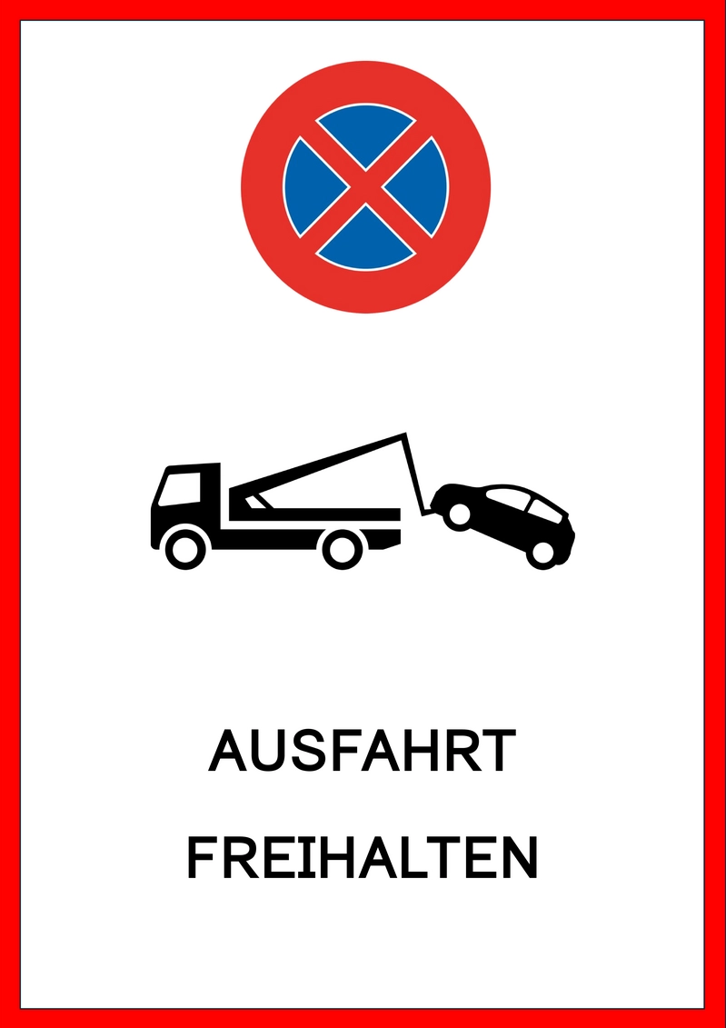 ausfahrt-freihalten-schild-ordnung-sicherheit