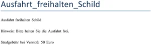 ausfahrt-freihalten-schild-vorlage