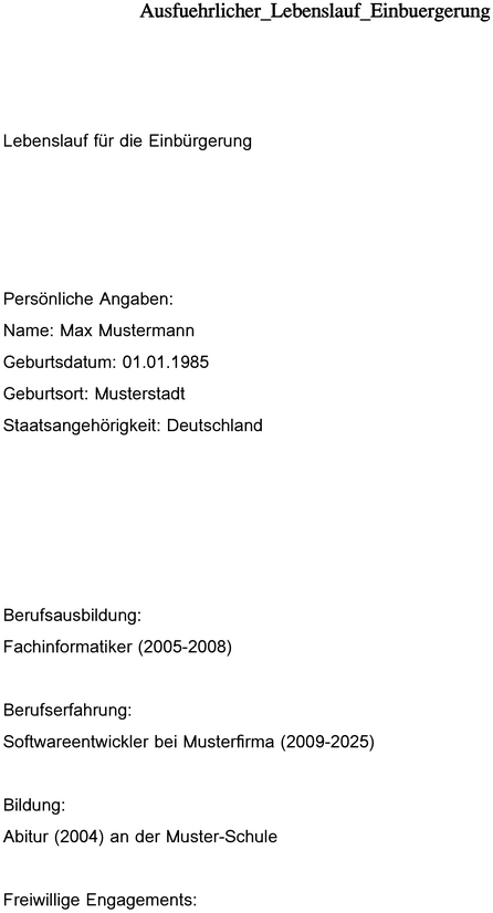 ausfuehrlicher-lebenslauf-zur-einbuergerung