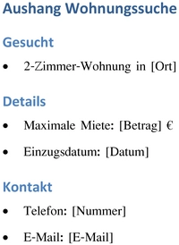 aushang-wohnungssuche-2-zimmer-wohnung-in-ort