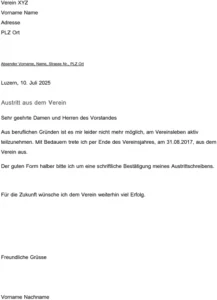 austritt-aus-dem-verein-vorlage