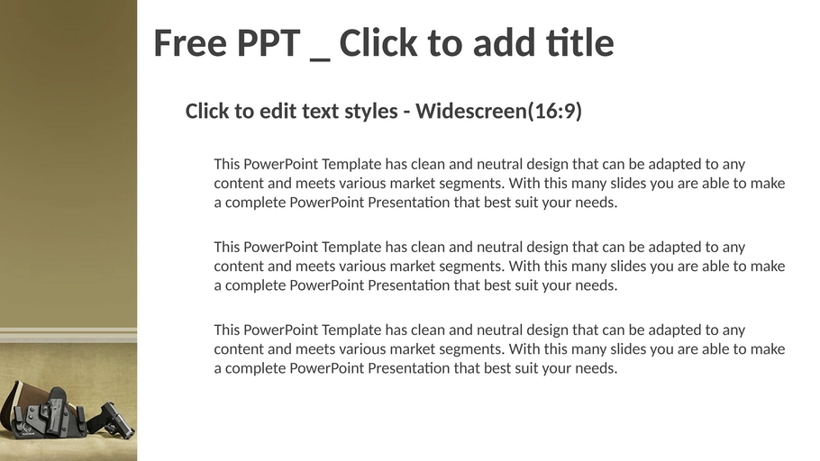automatische-pistole-holster-schwarz-powerpoint-vorlagen-widescreen.png