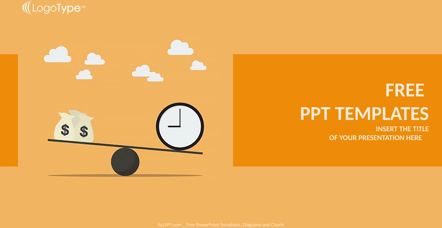 balance-mit-geld-und-zeit-powerpoint-vorlagen-widescreen.png