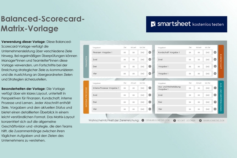 balanced-scorecard-matrix-vorlage