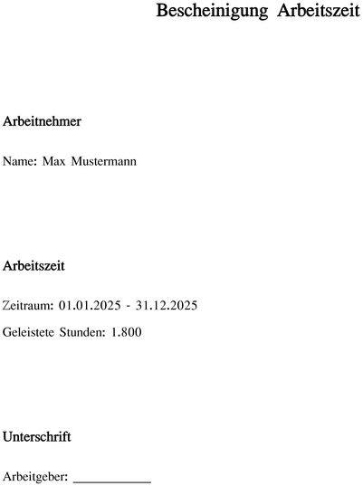 bescheinigung-ueber-arbeitszeit-dokumentieren