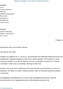 beschwerdeschreiben-muster-vorlage