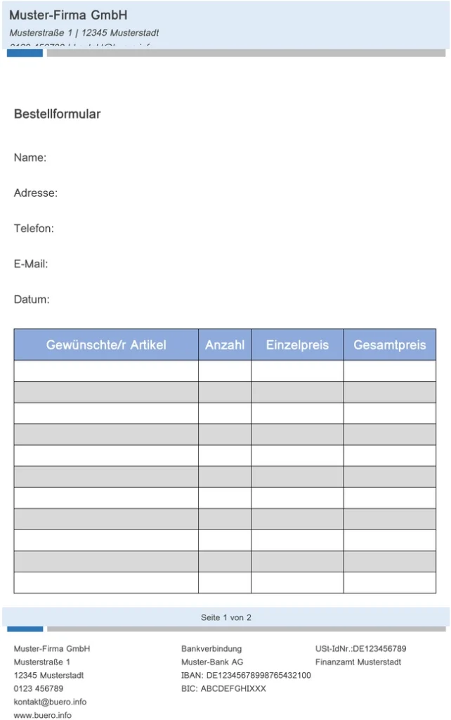 bestellformular-organisation-buero-abwicklung-verwaltung
