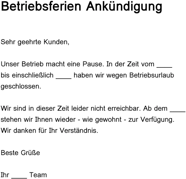 betriebsferien-ankuendigung-word-vorlage
