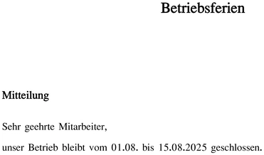 betriebsferien-informieren-mitarbeiter-klare-mitteilung
