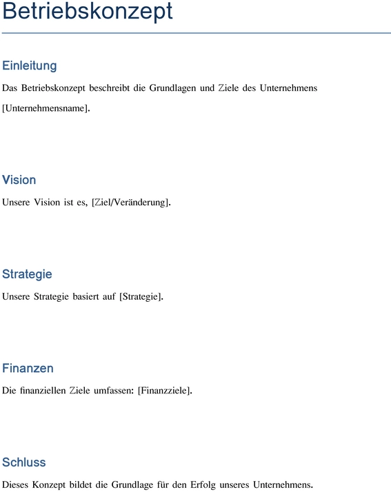 betriebskonzept-vorlage-fuer-unternehmensziele-strategie-und-finanzplanung