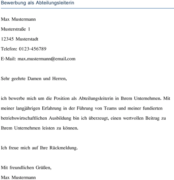 bewerbung-als-abteilungsleiterin-gestalten