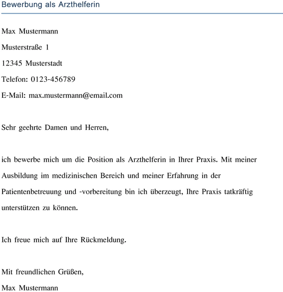 bewerbung-als-arzthelferin-vorlage