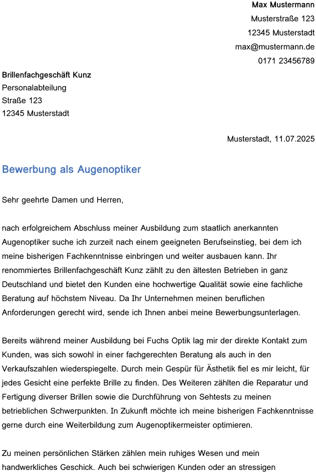 bewerbung-als-augenoptiker-berufseinstieg