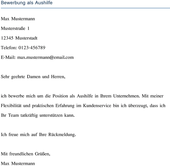 bewerbung-als-aushilfe-word-vorlage