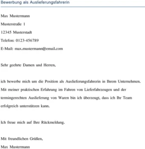 bewerbung-als-auslieferungsfahrerin