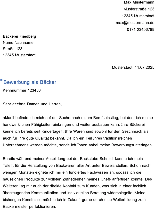 bewerbung-als-baecker-im-berufseinstieg